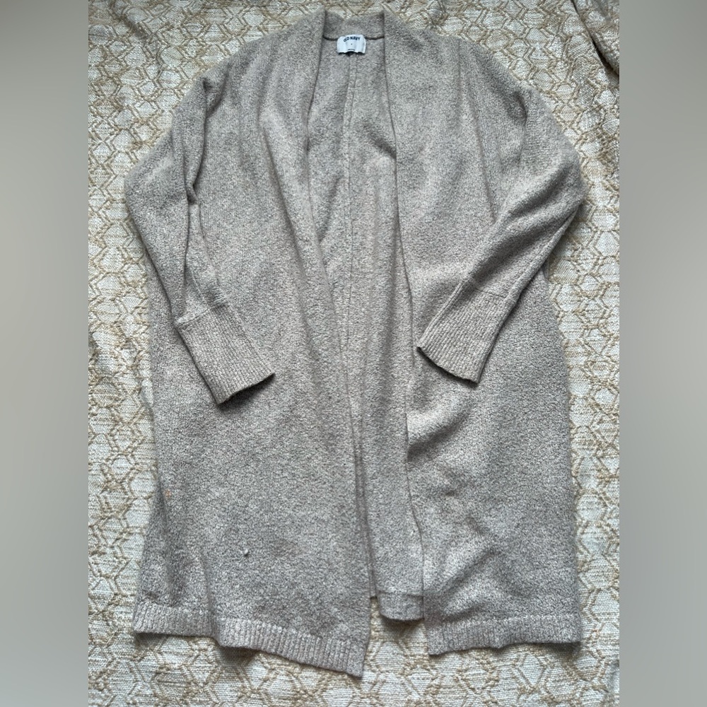 Small tan oat colored old navy cardigan